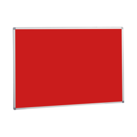 Stoff-Pinwand Edge-Line Fabric B/H: 200x120 cm, Stofffarbe Rot-image