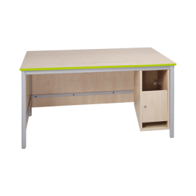 Lehrertisch mit Computerunterbau B/H/T: 160x76x80 cm, mit Computerunterbau-image