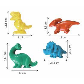 Sandform Regowi Dinoförmchen 4er-Set-image