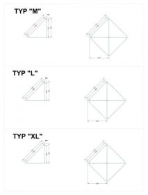 Pythagoras Dreiecktisch fahrbar mit Melamin Tischplatte B/H/T: 120x76x85 cm Mobiler Dreiecktisch mit Tischplatte Melamin, Tischhöhe DIN 06 - 76 cm-image
