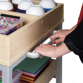 Bügelgriffe für Vorbereitungswagen Zusätzliche Bügelgriffe (Paar) für Vorbereitungswagen silberfarben Bügelgriffe für Vorbereitungswagen Zusätzliche Bügelgriffe (Paar) für Vorbereitungswagen silberfarben-image