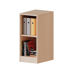 Regal, einreihig, 2 Ordnerhöhen - evo180 Serie Breite 36,1 cm, Gesamthöhe 82 cm, mit Sockel, ohne Boxen, 1 Einlegeboden Regal, einreihig, 2 Ordnerhöhen - evo180 Serie Breite 36,1 cm, Gesamthöhe 82 cm, mit Sockel, ohne Boxen, 1 Einlegeboden-image