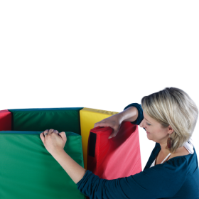 Indianerzelt aus Nylon fünfteiliges Set, farbig-image