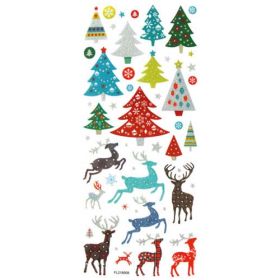 IMG78386_5248 Glitzer Sticker Weihnachten, 5 Blatt-image