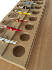 Farbmixaufsatz B/H/T: 110x13x40 cm, für 18 Farbmischbehälter bis Ø 8 cm-image