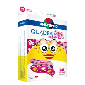 IMG10852_16310 Kinderpflaster QUADRA 3D, Girls, 10 Stk.-image