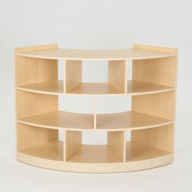 Viertelkreisschrank, Ahorn-Optik, 113 x 39 x 80 cm-image