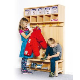 IMG71332021_3201 Garderobe mit doppelter Ablagereihe und Boxen-image