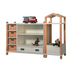 Fertigregalsystem in Stollenbauweise ''Stephan'' B/H/T: 146x80/104x40 cm, Nr. 45-image