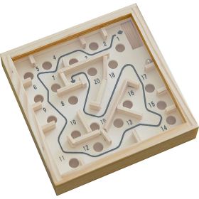 Classic Games Holz Labyrinth, 12 x 12 cm-image