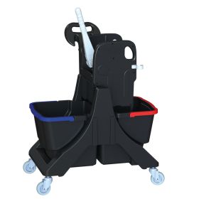 IMG102852_31897 Zweieimerwagen EcoBlack 45 mit Presse u. Wanne-image