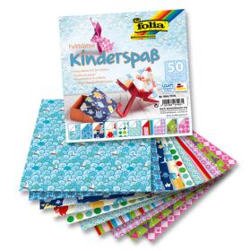 IMG89532_12221 Faltblätter Kinderspaß, 15 x 15 cm, Sortiment, 50 Blatt-image