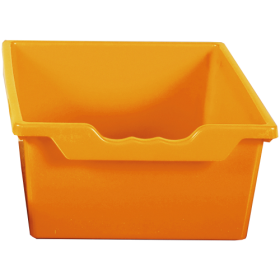 Set bestehend aus 2xErgo Tray Box L mit Montageschienen Orange, aus schwer entflammbarem Kunststoff Set bestehend aus 2xErgo Tray Box L mit Montageschienen Orange, aus schwer entflammbarem Kunststoff-image