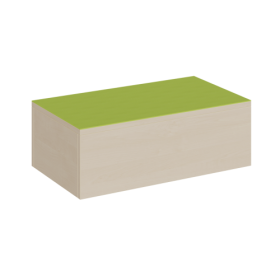 Rechteck-Podest rundum geschlossen, Linoleum-Deckplatte B/T: 70x40 cm, Höhe wählbar Rechteck-Podest rundum geschlossen, Linoleum-Deckplatte B/T: 70x40 cm, Höhe wählbar-image