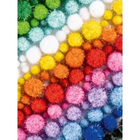 IMG103109_32701 Pompons Mix Jumbo Glitter, 300 gr-image