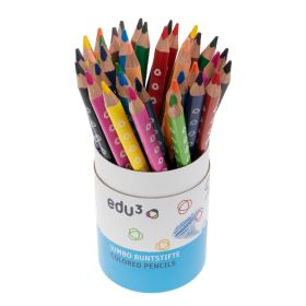 edu³ Jumbo tri, 36er-Dose, in 12 Farben sortiert edu³ Jumbo tri, 36er-Dose, in 12 Farben sortiert-image