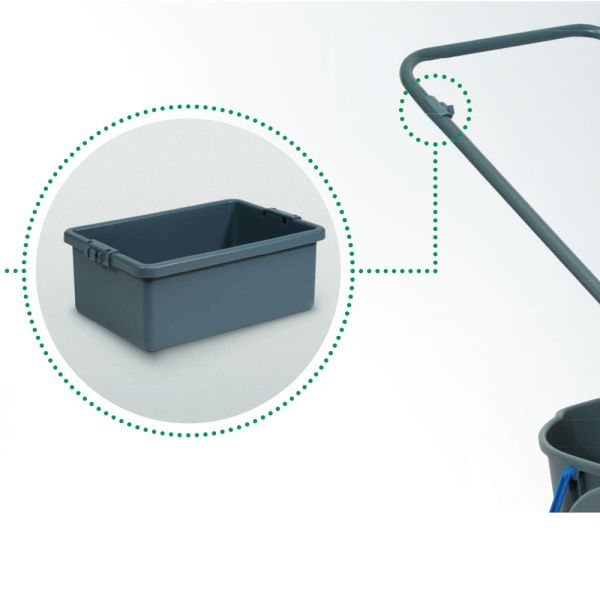 Schale inkl. Clipse für Reinigungswagen, 4T HighSelect car-image