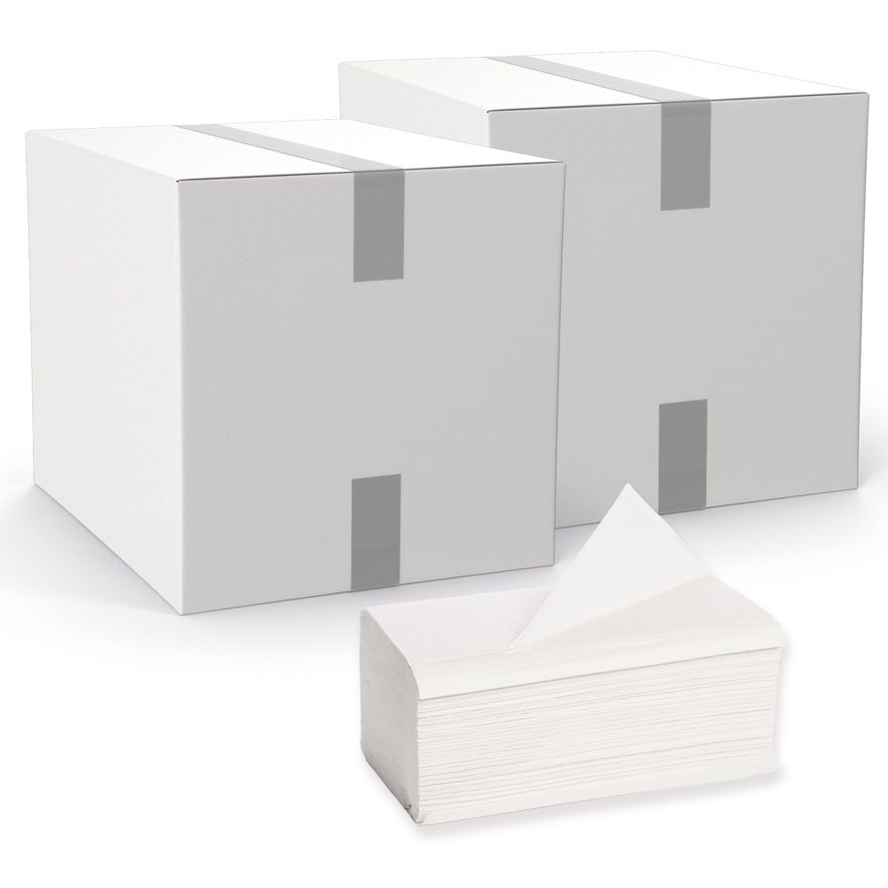 IMG102020_28880 Papierhandtücher comfort eco weiss, Zick-Zack, 2x 3200 Blatt-image