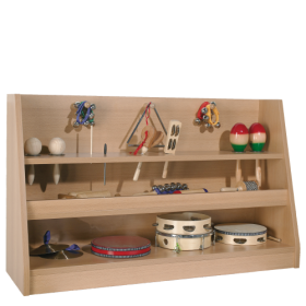 Musikregal mit zwei festen Böden B/H/T: 100x61x31 cm-image