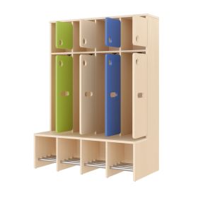 Komplett-Garderobe, 4 Plätze, Sitzhöhe: 35 cm-image