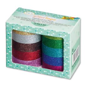 IMG78349_8599 Glitzer Tape, 15 mm x 5 m, 10 Rollen-image