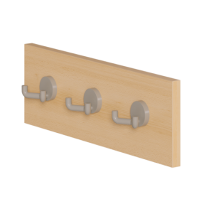 Ansatz für Bastelwagen 3 Zweifachhaken, B/H/T: 50x16x1,9 cm-image