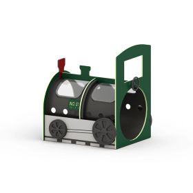 Außenspielgerät Kriechtunnel Lokomotive-image