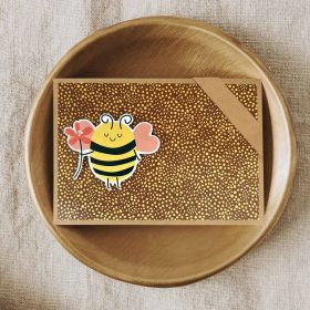 IMG102151_29190 Motivkarton Mattline 250 g, "Bienchen" 10 BG-image