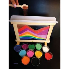 Kreativ-Rahmen mit Sand-image