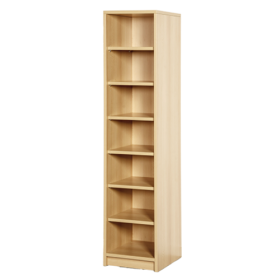 Beistellregal B/H/T: 36x158x40 cm, mit 7 Fächern durch 6 Einlegeböden, passend zu Regal mit Ergo-Tray - Boxen-image