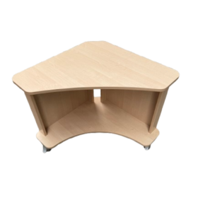 Computerecktisch auf Rollen B/H/T: 70x64x70 cm Computerecktisch auf Rollen B/H/T: 70x64x70 cm-image