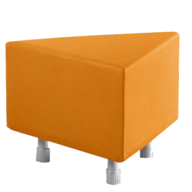 Sitzelement Dreieck aus der Sofaserie Wellness-Oase, Bezug Stoff oder Kunstleder B/H: 56x40 cm, Kantenlänge: 56 cm, Kunstleder & Polster auch in schwer entflammbar lieferbar-image