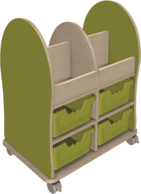 Leseratte Maxi mit 4 Fächern und 4 Schubladen Mit 4 Ergo Tray Boxen C2 Leseratte Maxi mit 4 Fächern und 4 Schubladen Mit 4 Ergo Tray Boxen C2-image