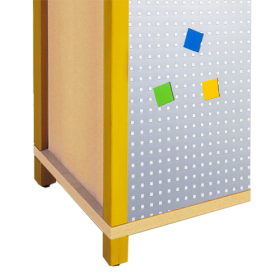 Aufpreis für Rückwandausführung Ausführung mit Lochblech, Farbauswahl nach RAL-Muster-image