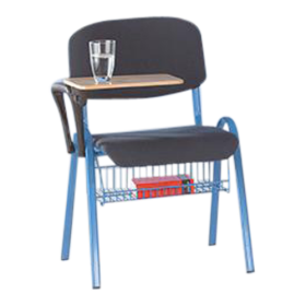 Colleg-Polsterstuhl abklappbarer Arbeitsplatte, Sitzhöhe 45 cm Colleg-Polsterstuhl abklappbarer Arbeitsplatte, Sitzhöhe 45 cm-image