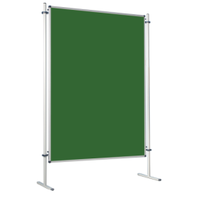 Moderationswand, doppelseitig Stahl grün, für Kreide, Serie NSTT EG Lieferbar in verschiedenen Größen-image