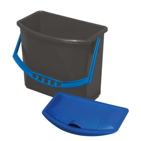 IMG64397_29011 Eimer mit Deckel, 6 Liter, für Pre-Wash Wischwagen, Einzelfarben nach Wahl-image