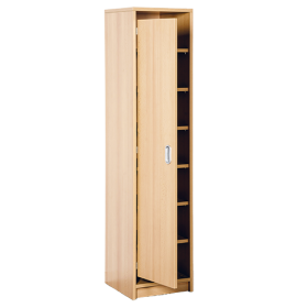 Beistellschrank mit 7 Fächern B/H/T: 36x158x40 cm, mit 6 Einlegeböden, verkürzte Tür-image