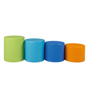 Sitzhocker "Rund" mit Kunstlederbezug Sitzhocker "Rund" Dm. 37 cm, SH: 30 cm-image