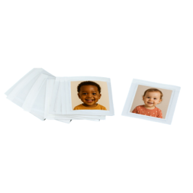 selbstklebende transparente Kunststofftaschen als Set mit 25 Stück, B/H: 5x5 cm selbstklebende transparente Kunststofftaschen als Set mit 25 Stück, B/H: 5x5 cm-image