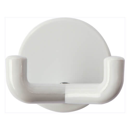 2er Kleiderhaken 01 weiß