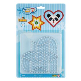 IMG101291_26561 Hama Stiftplatten Maxi Stern und Herz (2er Set) ca. 16 x 19 cm-image
