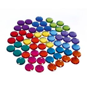 Maxi Funkelsteine, 60 Stk., 12 Farben sortiert Maxi Funkelsteine, 60 Stk., 12 Farben sortiert-image