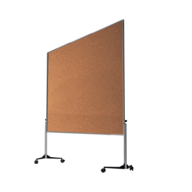 Moderationswand Serie MTK mit Naturkorkoberfläche Tafelformat: 120x150 cm, Gesamthöhe: 195 cm Moderationswand Serie MTK mit Naturkorkoberfläche Tafelformat: 120x150 cm, Gesamthöhe: 195 cm-image