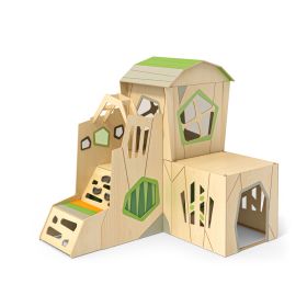 Spielhaus „Owlaf“, 4er Eck-Kombi-image