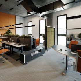 RollingRack, mobiles Regal mit integriertem Sideboard B/H/T: 165x190x44 cm-image