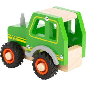 Traktor aus Holz, grün-image
