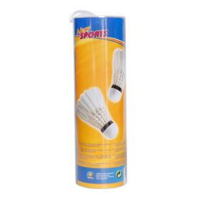 New Sports Badminton-Bälle mit Federn, 4 Stück in Dose-image