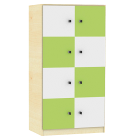 Schließfachschrank Serie SFS, zweireihig Breite: 80 cm-image