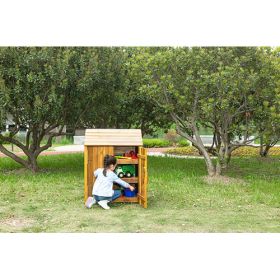 Outdoor-Schrank mit geschlossenen Türen-image